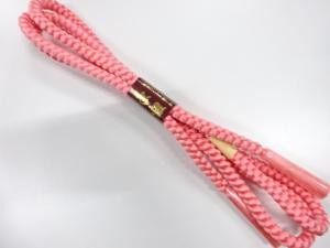 未使用品　正絹　手組帯締め